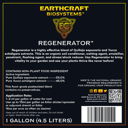 egenerator is a highly effective blend of Quillaja saponaria and Yucca schidigera extracts