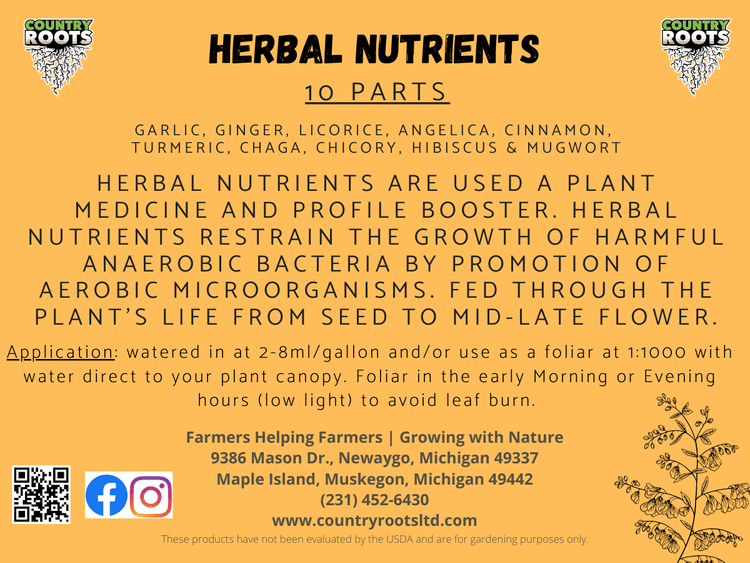 Herbal Nutrients (OHN) - 10 Part - MI Beneficials
